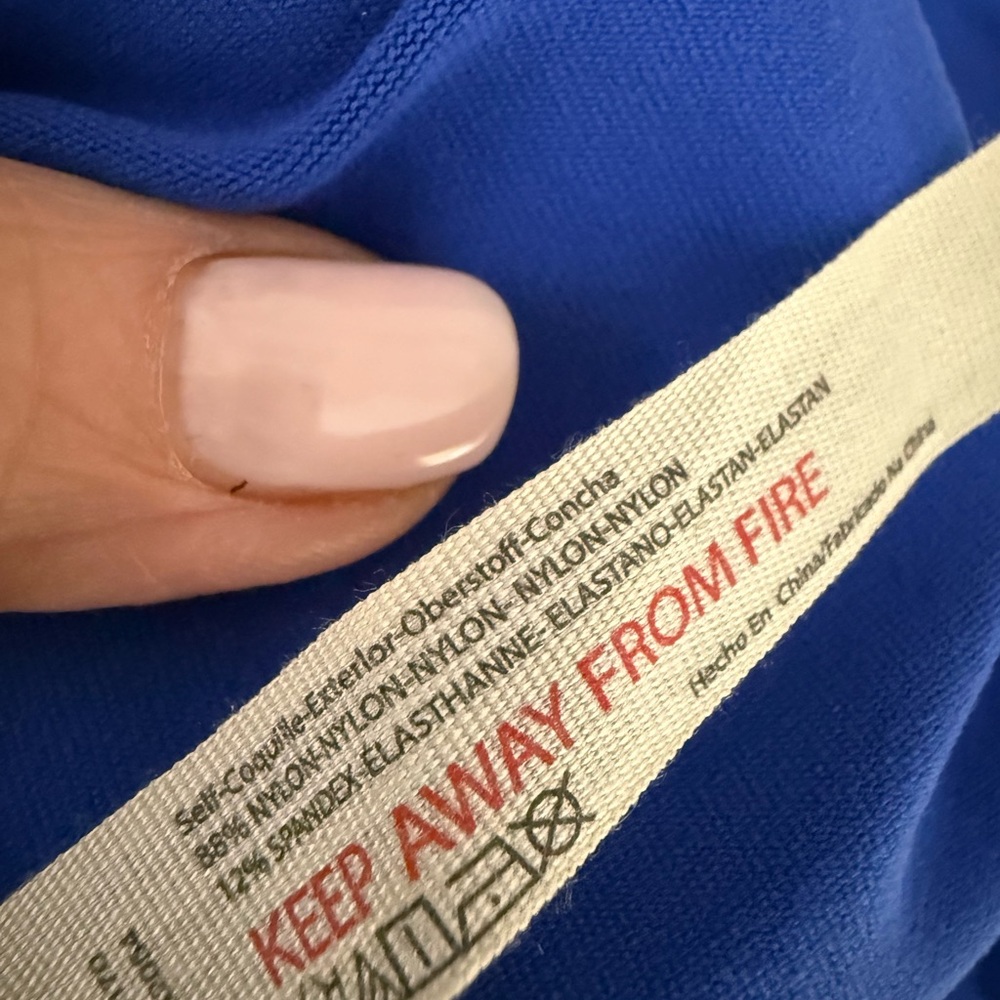 Free People Royal Blue Spaghetti Strap Bodysuit - Picture 6 of 14